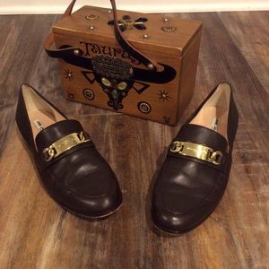 Karl Lagerfeld Chain Link LOGO Oxfords Chunky 6.5